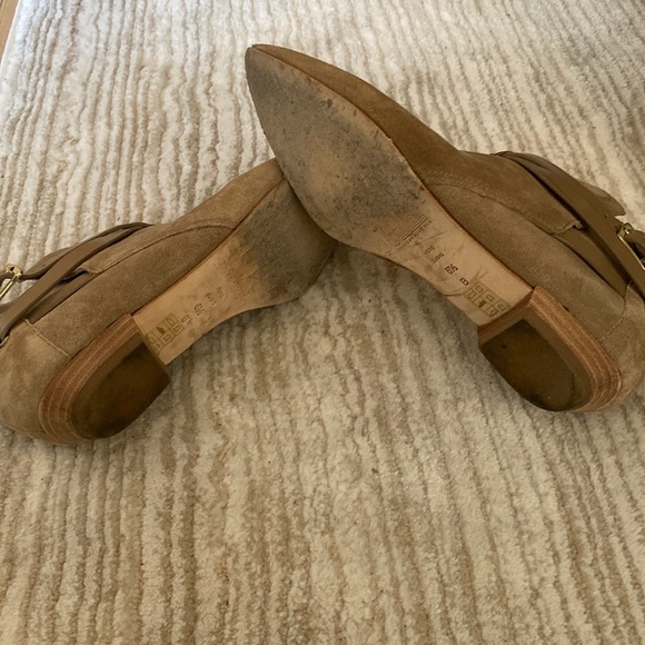 Belle Sigerson Morrison Camel Suede Strappy booties - Picture 15 of 15